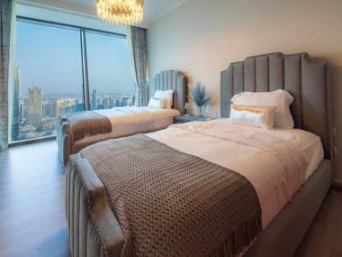 FIRST CLASS  3BR  Burj Khalifa & Fountain view