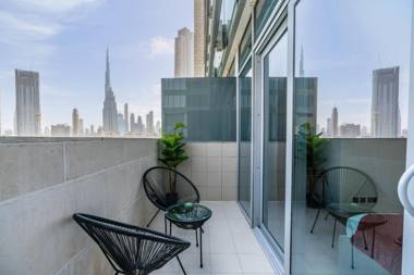 Burj Khalifa DIFC studio refurnished with pool & gym access