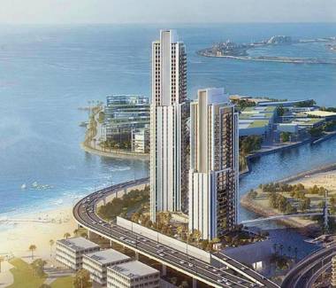 Marina & Dubai Eye view 1 BDR in new building