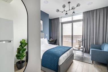 Comfy DIFC studio with Burj Khalifa view