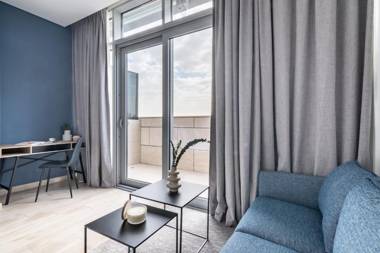 Comfy DIFC studio with Burj Khalifa view