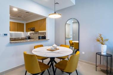 Design 1BDR with Burj Khalifa view in new tower