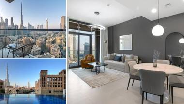 Burj Khalifa view large 2BDR in new tower