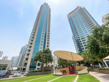 Marina view 1BDR newly furnished with pool & gym access