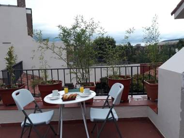 El ático y la terraza