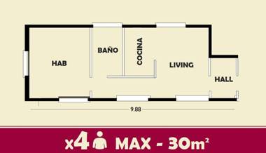 Depto Centrico Vistas 360