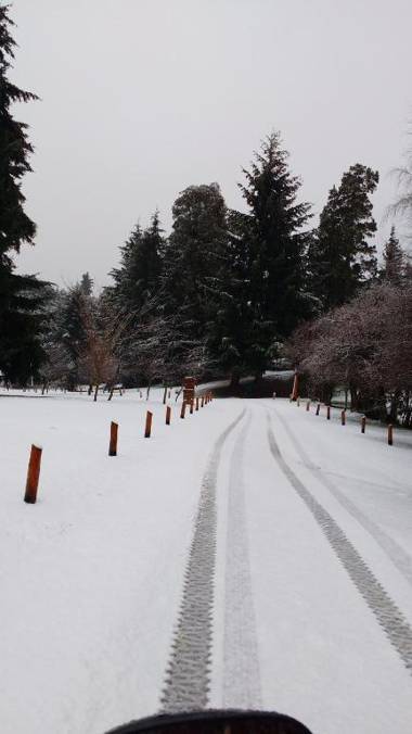 Cabaña con costa de lago