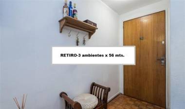 3 ambientes en Retiro / Recoleta (Centro)