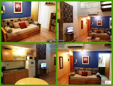 Duplex dos ambientes con terraza propia y parilla