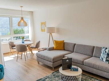 Modern apartment with view over Lake Ossiach