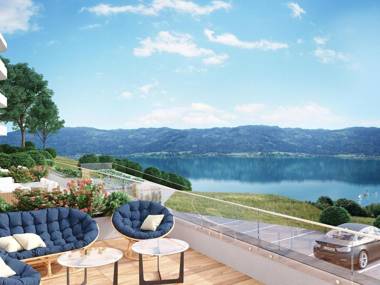 Modern apartment overlooking the Ossiachersee