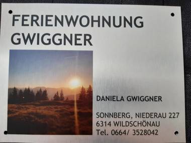 Ferienwohnung - Gwiggner Daniela