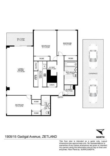 Gadigal Groove - Modern and Bright 3BR Executive Apartment in Zetland with Views