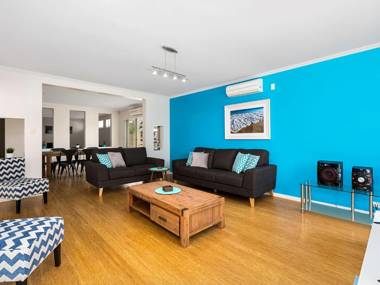 Ocean Blue On Salt Beach