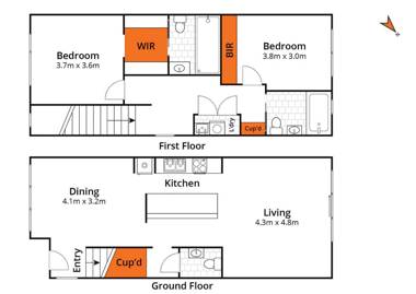 Gorgeous 2 Bedroom Townhouse