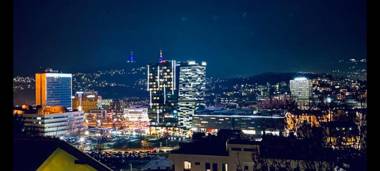 Beautiful View Of Sarajevo Center
