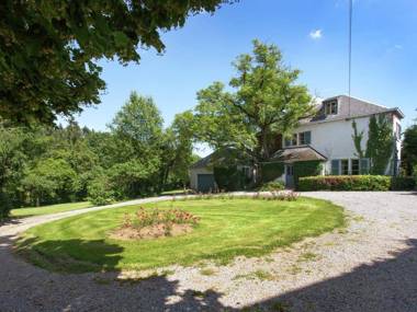 With billiards table tennis and collection of modern art in a rural setting