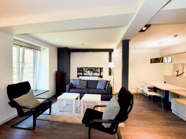 Modern and comfortably furnished apartment in a former coach house