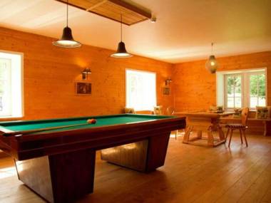 Luxurious spacious villa with sauna located next to a castle