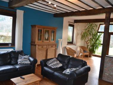 Well kept gite short distance from the river and forest.