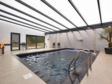 Luxurious villa with indoor heated swimming pool and sauna in the Libin region