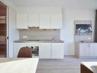 Modern apartment with a dishwasher at 1 km. from Jabbeke
