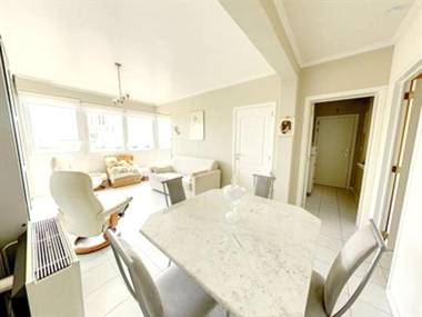 One bedroom appartement at Blankenberge 200 m away from the beach with city view and wifi