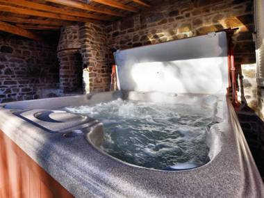 Delightful Holiday Home in Harre with Sauna Jacuzzi Terrace