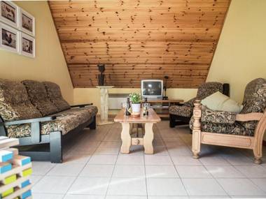 This cosy upper floor of a farm