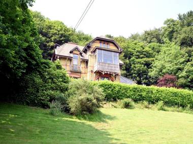 A beautiful Art Nouveau house with an enormous garden.