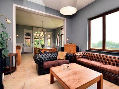 A beautiful Art Nouveau house with an enormous garden.