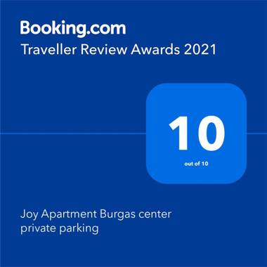 JOY APARTMENT BURGAS CENTER PRIVATE PARKING