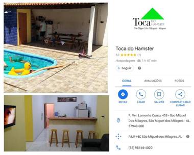 Toca do hamster - MILAGRES