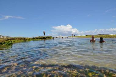 Duplex na beira da praia de frente pro mar