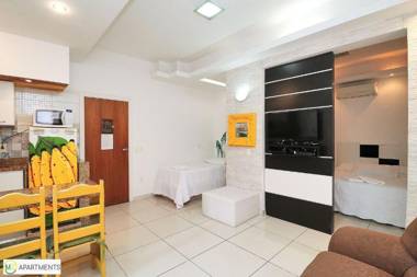 Silencioso e aconchegante studio na quadra da praia em Copa!