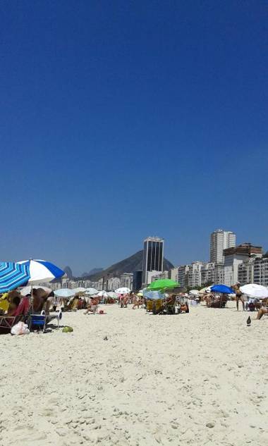 Copacabana uma quadra da praia