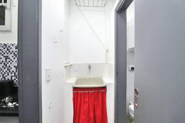 Studio com linda vista para a praia de Copa