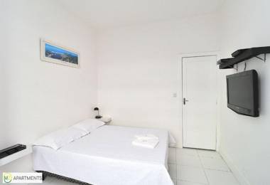 Studio vista mar para 4 pessoas em Copacabana