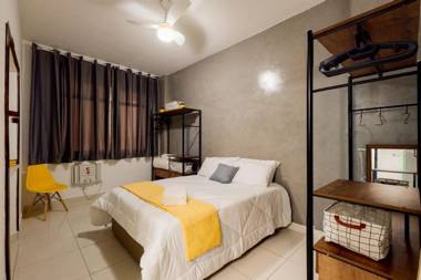 Studio silencioso estiloso e com otima localização em Copacabana