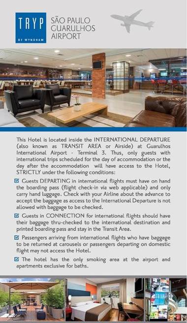 TRYP - Transit Hotel São Paulo Airport - Terminal 3