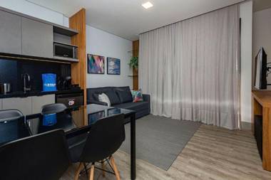 AION 205 - Apartamento a 50 metros da praia de Bombinhas - Piscina Climatizada Vista ao Mar - Academia