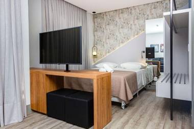 AION 205 - Apartamento a 50 metros da praia de Bombinhas - Piscina Climatizada Vista ao Mar - Academia