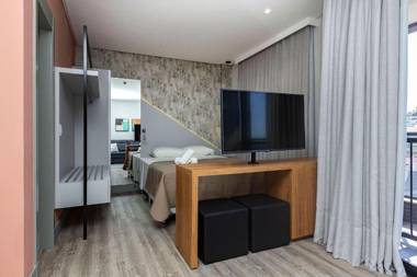 AION 302 - Apartamento Vista Para o Mar - Piscina Climatizada - Academia