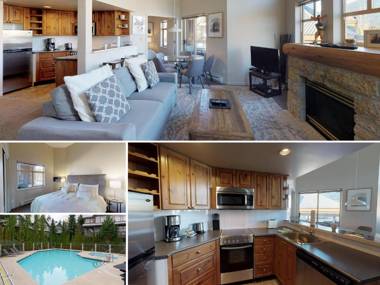 Olympic Plaza Views with Pool and Hot Tub by Harmony Whistler