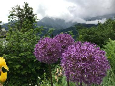 Ferienwohnung Laax mit Traumblick großem Balkon und Terrasse