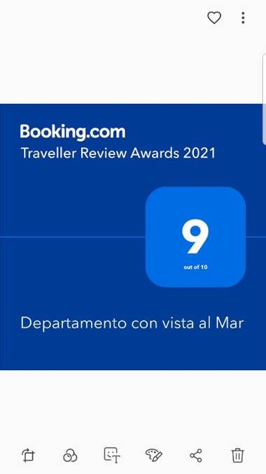 Departamento con vista al Mar