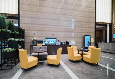 Yitel Zhige Hotel South Nanjing Railway Station North Square Window of Greenbelt