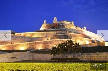 Cartagena amplio apartamento vista al mar 3 alcobas