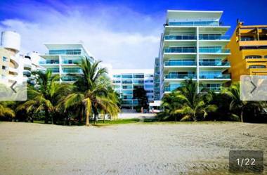 Cartagena amplio apartamento vista al mar 3 alcobas