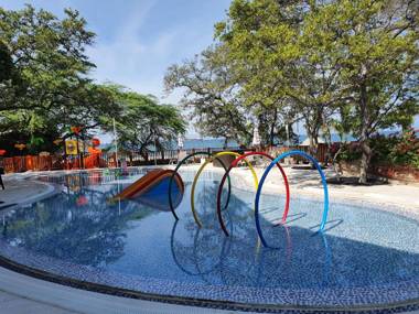 Samaria Club de Playa NEW Beach front 3 bedroom Apartment 86M in Pozos Colorados Santa Marta